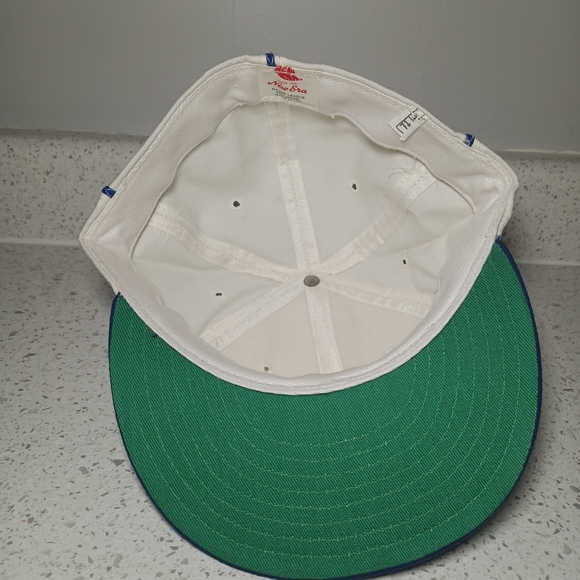 Vintage New Era Pro Model Brooklyn Dodgers MLB Pinstripe Wool Size 7 1/2 - Picture 7 of 9